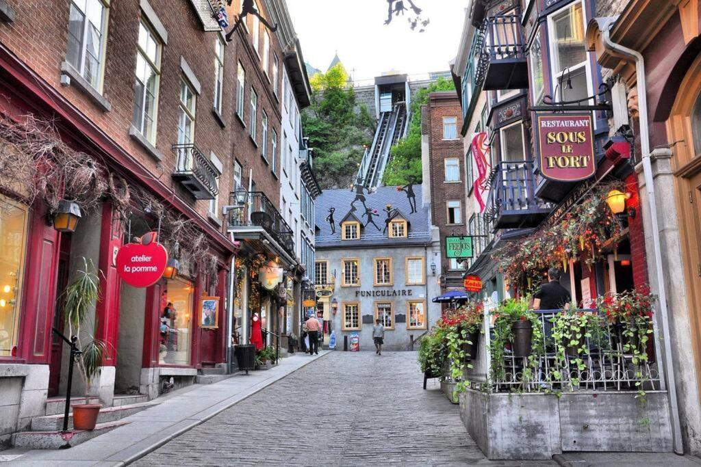Appartamento Penthouse With Free Indoor Parking Downtown Québec Esterno foto