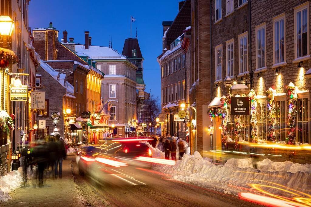 Appartamento Penthouse With Free Indoor Parking Downtown Québec Esterno foto